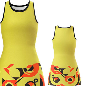 Vêtements de sport de netball réversibles personnalisés avec impression numérique, matière 100 % polyester, étiquette personnalisée, coupe et design parfaits - Product Image 4