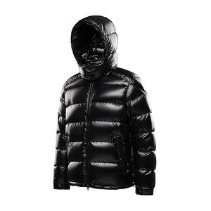 Veste réversible de luxe pour homme, style streetwear, avec col montant et doublure en laine, écologique, pour l'hiver, vente en gros OEM de haute qualité - Product Image 1
