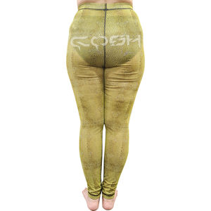 Leggings de yoga pour femmes, taille haute, en maille unie, extensible dans les quatre sens, respirant, léger, taille élastique, bas de mode, fabricant - Product Image 4