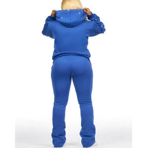 Ensemble de survêtement de jogging pour femmes, tenue de sport confortable et respirante pour l'entraînement, la remise en forme, la course à pied, usage décontracté - Product Image 6