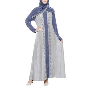 Abaya pour femmes sur mesure en gros, robe longue arabe islamique, tenue modeste pour femmes, grande taille, disponible en tailles et styles personnalisés - Product Image 1