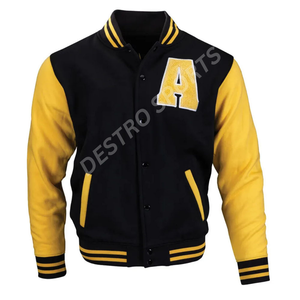 Veste de sport universitaire personnalisée avec revêtement spécial, grande taille, pour hommes, style Letterman, matériaux de haute qualité, broderie, couleur personnalisée - Product Image 1