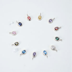 Pendentif ovale en argent sterling 925 avec pierre précieuse en quartz améthyste, charme minimaliste, bijoux faits à la main pour femmes - Product Image 6