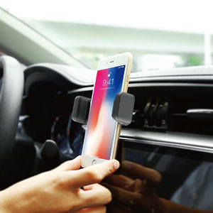 Soporte Estable y Delgado para Coche, Accesorio Interior de Plástico con Soporte para Automóvil, Fácil Instalación, Accesorio para Interior, Color Negro y Azul, - Product Image 6