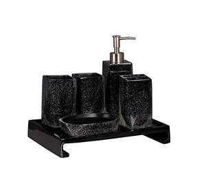 Ensemble de salle de bain Standard en résine colorée 100% fabriqué à la main léger disponible à un prix de gros abordable - Product Image 5