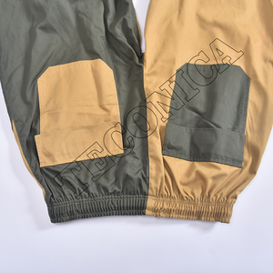 Pantalon d'hiver colorblock avec tissu imperméable, doublure intérieure chaude et taille à cordon de serrage sécurisé pour le ski en plein air - Product Image 4