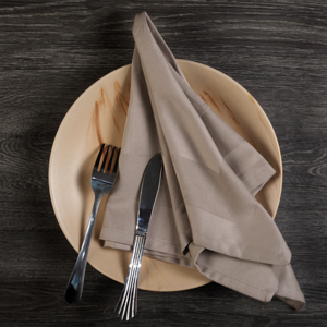 Solid <b>Pink</b> 100% Cotton Sateen Napkin Woven with Sustainable Features - Product Image 1