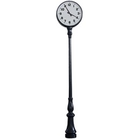 Reloj de Agujas Analógico de Hierro para Exteriores, Hecho en Italia, Sincronizado con GPS, Diseño de Doble Cara, Estilo Art Deco, Color Personalizable para Parques y Calles