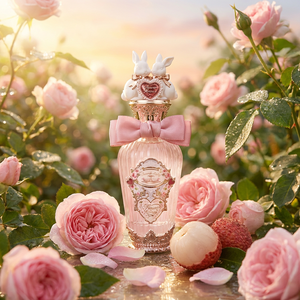High quality Flower Knows Bonnie Garden Lychee Rose <b>Perfume</b> - Vintage Bunny Heart Bottle, 100ml Sweet Floral Fragrance, - Product Image 6