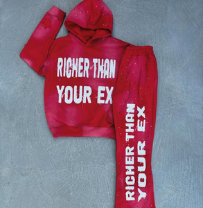 เสื้อสเวตเตอร์ใส่ได้ทั้งชายและหญิงแบบพรีเมียมมีฮู้ดแนวสตรีทเสื้อมีโลโก้ปักออกแบบได้เองระบายอากาศได้ดี DTG DTF สีพื้นสำหรับคุณแม่ - Product Image 3