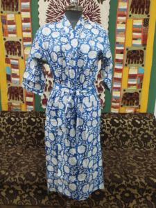 Bata de baño Kimono de algodón 100 por ciento para mujer, ropa de dormir blanca suave y cómoda para otoño, Primavera, ropa de playa, regalo perfecto - Product Image 5