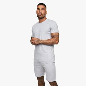 Conjunto de camisetas y pantalones cortos de algodón peinado, 100% - Product Image 1