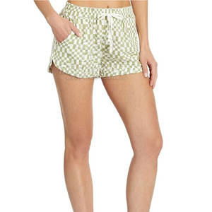 <b>Plus</b> <b>Size</b> Women Casual <b>Shorts</b> <b>Elastic</b> <b>Waist</b> Drawstring Comfortable Fabric Women <b>Shorts</b> Factory Direct Supply - Product Image 4