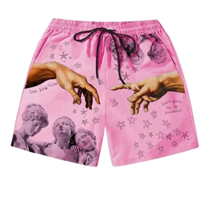 Short de jogging pour hommes sur mesure nouveau style décontracté solide tricoté fermeture à cordon couleur personnalisée fabriqué au Pakistan - Product Image 6