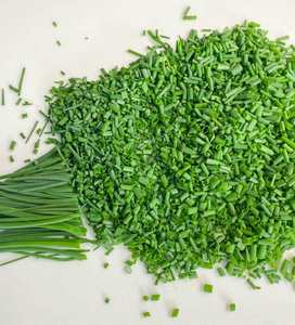 FEUILLE DE CIBOULETTE CONGELÉE/ÉTIQUETTE PROPRE/À BASE DE PLANTE/PRÊT À L'EMPLOI - Product Image 1