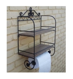 Nuevos estantes reck de pared de diseño hecho a mano de una sola pieza con estantes de libros de calidad 3 en 1 para uso doméstico y uso en habitaciones de hoteles - Product Image 2