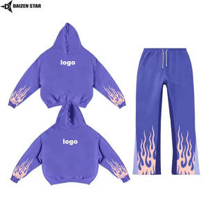 Sweat à capuche pour homme, hiver, devant, 100% coton, polaire, surdimensionné, écologique, respirant, coupe-vent, streetwear décontracté, couleur unie - Product Image 4