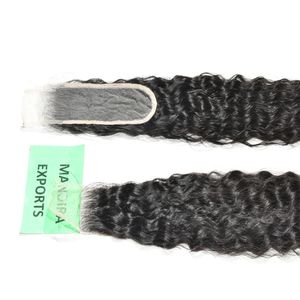 Extensions de cheveux humains vietnamiens à tissage ondulé 2*6 HD dentelle bon marché vendeur vierge noir simple dessiné vente en gros - Product Image 2