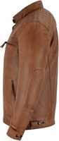 Veste à capuche matelassée en cuir de vache véritable pour homme, de qualité supérieure, en toile, pour l'hiver et l'automne, avec doublure en polaire de haute qualité en fibre de bambou
