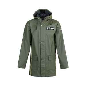 Chaqueta impermeable GAA con carcasa exterior duradera, espalda de malla transpirable y bolsillos impermeables con cremallera para deportes al aire libre OEM MOQ - Product Image 1
