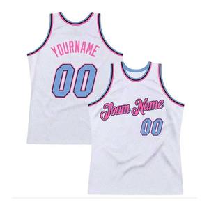 Camisetas de baloncesto universitarias Unisex personalizadas uniformes transpirables 100% poliéster Color personalizado/logotipo/diseño adulto de alta calidad - Product Image 3