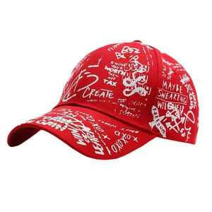 Gorra de béisbol de moda ajustable con ala curva de algodón bordado en blanco logotipo personalizado OEM sombrero transpirable - Product Image 2