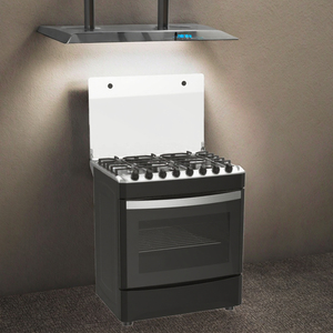 Jinwen 5-burner thép không gỉ gas nấu ăn phạm vi Bếp đôi mục đích đối lưu Lò nướng điện freestanding cài đặt lò - Product Image 4