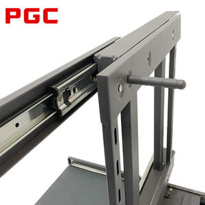 أرفف خزانة مزدوجة بتصميم حديث مع مساحة تخزين صغيرة ذات كفاءة عالية مع وحش صغير - Product Image 2