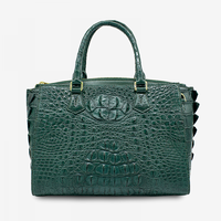 Nouveauté 2025 – Sacs à main pour femmes en cuir de crocodile véritable, durables, avec fermeture éclair – Sacs de luxe tendance et à la mode
