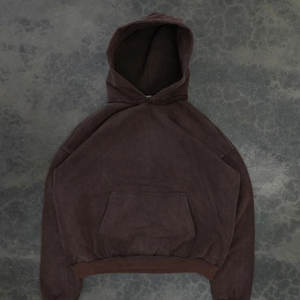 Vintage Sun Faded Distressed 100% Cotton French Terry <b>Hoodie</b> <b>Men</b> Drop Shoulder 500gsm Acid Washed Cropped Retro Print Pattern - Product Image 6