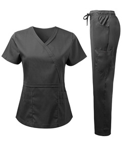 Costume de gommage de haute qualité, uniforme d'allaitement à manches courtes pour femmes, uniformes médicaux - Product Image 3