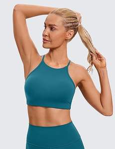 บราออกกำลังกายคุณภาพดีไซส์ใหญ่พิเศษ รองรับแรงกระแทกสูง เป็นมิตรกับสิ่งแวดล้อม ผลิตในปากีสถาน ดีไซน์ใหม่ เสื้อผ้าออกกำลังกาย ระบายอากาศได้ดี บราสำหรับผู้หญิง - Product Image 4
