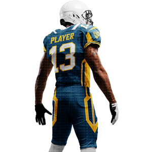 Meilleure offre de gros paquet uniformes de football américain sacs à main de football d'équipe sublimés de qualité supérieure - Product Image 3