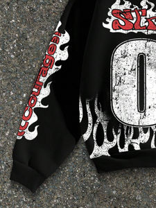 Sweat à capuche d'hiver pour homme de haute qualité, personnalisé, en coton lourd avec impression numérique, logo personnalisé - Vente en gros, fabriqué au Pakistan - Product Image 5