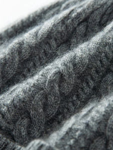 Bonnet d'hiver en tricot jacquard respirant et imperméable de haute qualité, personnalisable avec logo, taille adulte unisexe, vente en gros 2026 - Product Image 5