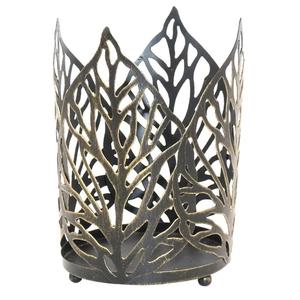 Belle conception 22x26x22 cm verre vent lumière bougie lanternes cadre en métal pris en charge pour les occasions de noël - Product Image 5