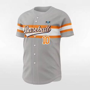 Vente directe d'usine, maillot de baseball à manches courtes, nouveau style, vêtements de sport pour hommes, maillot de baseball - Product Image 2