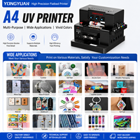 Impresora de Etiquetas Plana UV de Inyección de Tinta CMYKWV Nueva XP600 para Carcasas de Teléfono, Vidrio, Acrílico, Metal, Plástico, 1 Año de Garantía