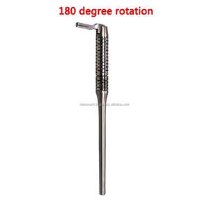 Mango de bisturí quirúrgico Manual de acero inoxidable ajustable herramienta giratoria de alta precisión para microcirugía Dental clase II CCC - Product Image 1