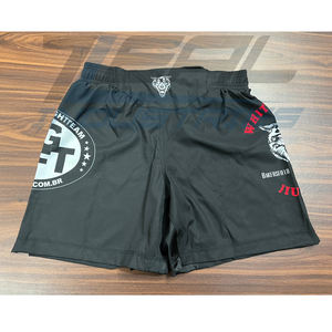 Shorts de MMA personalizados, tela microelástica, shorts de combate con impresión por sublimación, cintura elástica, shorts de grappling BJJ MMA hechos en Pakistán - Product Image 1