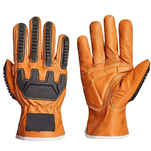 Gants de mécanicien en nitrile TPR résistants aux chocs, anti-coupure, de niveau 5, gants de travail en TPR, gants de travail antidérapants pour les industries du verre - Product Image 1