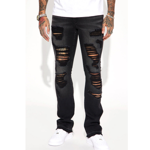 กางเกงยีนส์คาร์โก้ผู้ชายสไตล์วินเทจสำหรับฤดูร้อน ฤดูใบไม้ร่วง ฤดูหนาว ผ้าเดนิมซักแล้ว ระบายอากาศได้ดี เป็นมิตรกับสิ่งแวดล้อม รับผลิตแบบ OEM พร้อมสกรีนโลโก้ คุณภาพสูง - Product Image 5