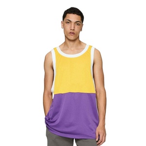 Camiseta sin Mangas Deportiva con Diseño Multicolor Personalizado, Estilo Informal, Holgada, Unisex, Transpirable, para Fitness y Actividades Deportivas - Product Image 1