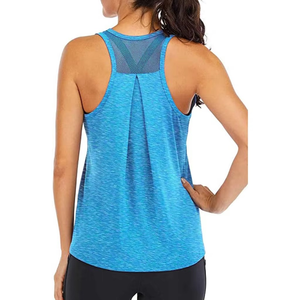 Débardeur court côtelé en polyester blanc pour femme avec logo personnalisé, idéal pour le fitness, le sport et le yoga, sans manches - Product Image 6