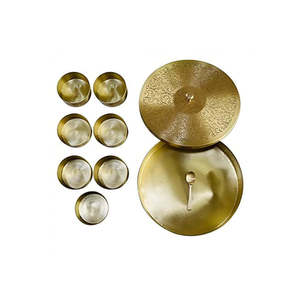 Brass Spice Jar Masala <b>Box</b> for Convenient Storage and Display - Product Image 2