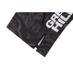 Pantalones Cortos de MMA Blancos de Diseño Personalizado GREEN HILL, Ropa de Boxeo y Grappling de Poliéster Elástico Sublimado (10537) - Product Image 6