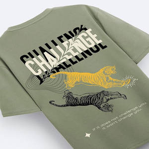 Camiseta de alta calidad con estampado de abullonado en 3D para hombre, venta al por mayor personalizada, 100% algodón, lavado ácido, Vintage para un aspecto de gran tamaño con hombros descubiertos - Product Image 4