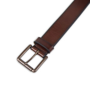 เข็มขัดหนังแท้สำหรับผู้ชายดีไซน์ใหม่ทำมือหลากสีสไตล์ลำลองพร้อมหัวเข็มขัดจากโรงงานโดยตรง - Product Image 4