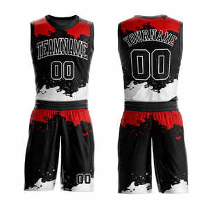 Uniforme de Baloncesto Personalizado con Nombre, Número y Logotipo, Reversible, Sin Mangas, de Secado Rápido y Transpirable, en Oferta - Product Image 2