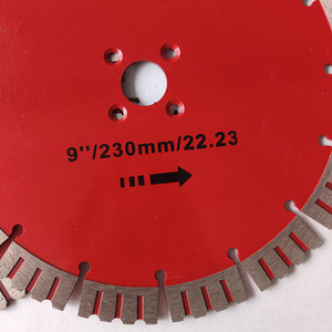 9 inch (230 mm) diamantslijpschijf voor Cantera-steenbewerking, slijpen, lange levensduur, slijtvast, voor haakse slijpers - Product Image 6